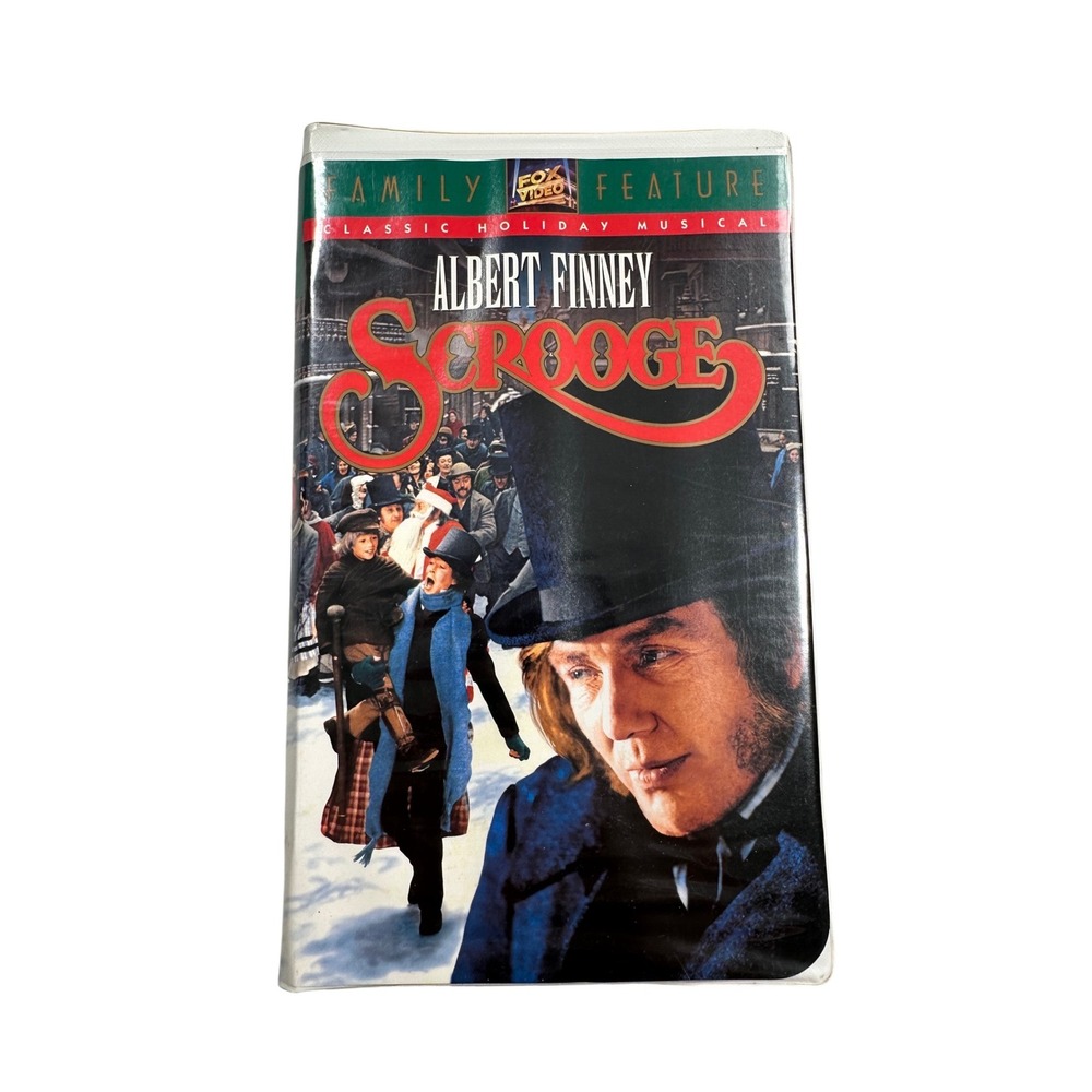 Scrooge Albert Finney Stars In A Classic Musical Tale‎ VHS Tape Fox Video